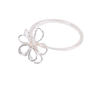 三福休闲蝴蝶结子戒指单个 气质时尚设计感装饰指环首饰831902