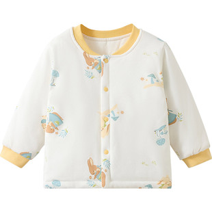 婴儿棉衣春秋冬儿童棉袄男童上衣女童保暖薄夹棉初春外套宝宝棉服