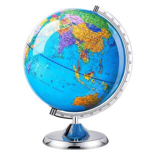 32cm地球仪正版学生用大号特大号初中生小学生专用高精度3d立体悬浮儿童启蒙地图地形摆件模型世界官方旗舰店