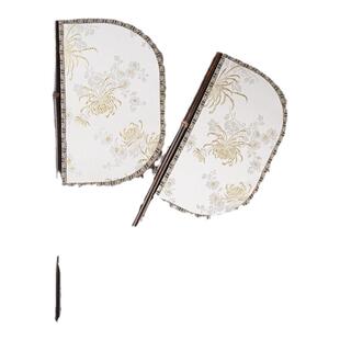 刀把扇便面扇魏晋南北朝扇子紫竹长柄刀扇汉服拍摄表演道具扇户扇