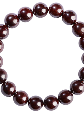 原矿湘西朱砂手串保真原石打磨辰砂特级转运珠本命年男女礼物手链