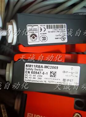 议价德国EUCHNER安士能安全开关 NM11RBA-MC2069 现货