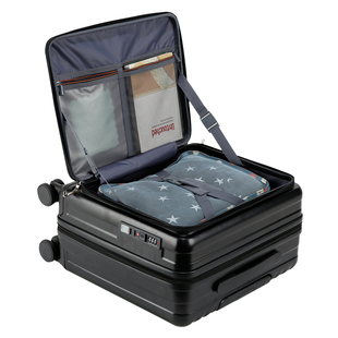 便携式小前开盖行李箱20寸旅游箱子拉杆箱密码箱可上飞机18寸儿童