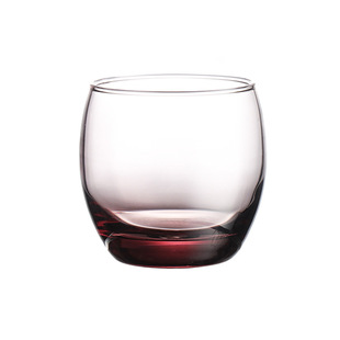 彩色玻璃杯酒店客房漱口杯餐厅透明耐热水杯喝茶杯牛奶饮料果汁杯