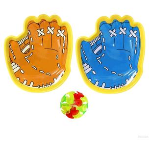 夜光趣味抛接球吸盘室内户外运动双人亲子互动球拍儿童玩具手抛球