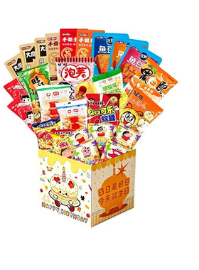 旺仔礼盒整箱生日礼物