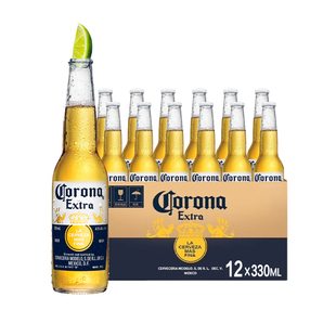 CORONA科罗娜11.3°P特级啤酒330ml*12瓶经典墨西哥风味拉格尝鲜