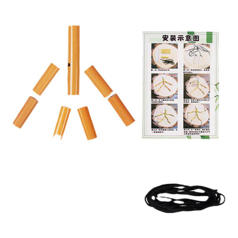 学生竹节人双人对战益智木偶玩具