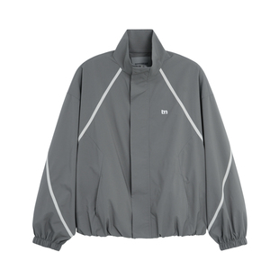 BODYDREAM2026春季新品90S球场教练夹克廓形运动外套立领活页男装