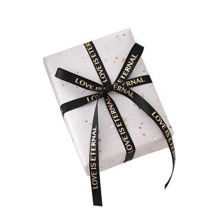 1cm烫金螺纹缎带鲜花包装丝带花束包花绸带礼品蛋糕包装彩带花店