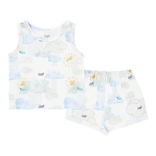 Nest Designs儿童家居服套装宝宝背心短裤居家睡衣夏季衣服