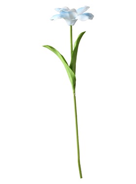 布朗尼郁金香仿真花pu假花束