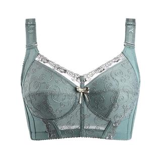 内衣女薄款大胸显小胸全罩杯文胸夏收副乳聚拢防下垂大码超薄胸罩