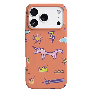 马年限定原创快乐小马乐园适用苹果17PROMAX菲林手机壳iphone16plus软壳15卡通萌系14可爱日韩全包华为二合一