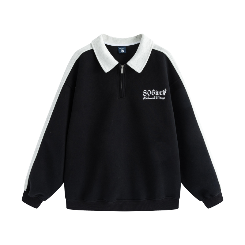 卫衣男士秋季vintage潮牌ins重磅宽松连帽加绒加厚大码美式外套