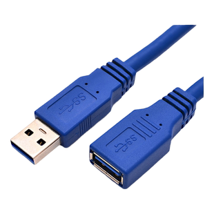 高速纯铜双头USB3.0数据线公对公usb2.0转换机顶盒充供电移动硬盘笔记本电脑散热器台灯摄像头监控电源连接线