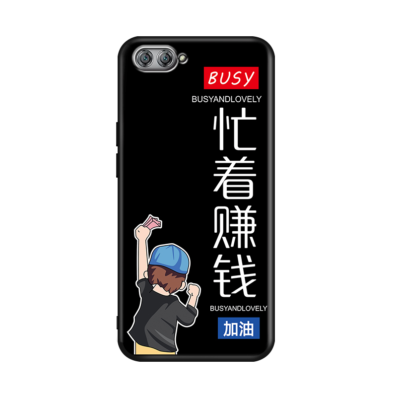 送钢化膜imobile适用于华为荣耀V10手机壳BKL-AL20全包边荣耀 v10保护套防摔网红同款ins可爱BKL-AL00卡通情