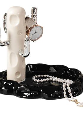 轻奢ins风装饰摆件收纳托盘