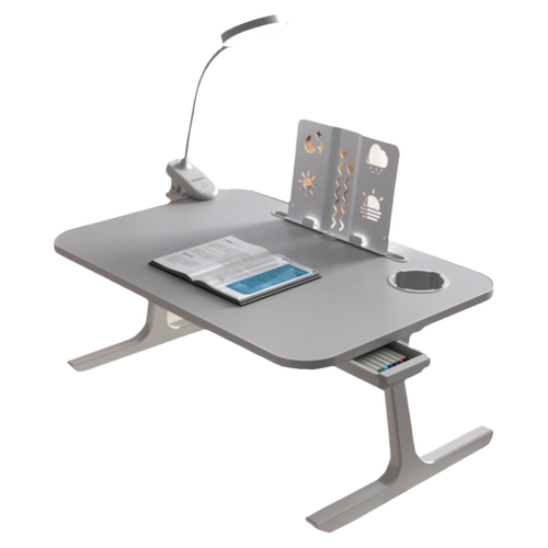 床上小桌电脑支架学习折叠桌手动升降桌车上移动桌寝室宿舍学生桌