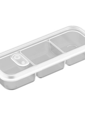 窄缝冰箱分格保鲜盒冷冻食品级