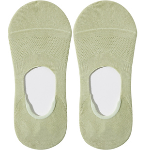 船袜女夏季薄款纯棉不掉跟防滑浅口隐形网眼2026新款夏天短袜单鞋