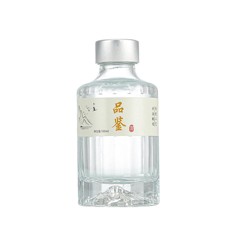 酒瓶二两小玻璃酒瓶白酒瓶空瓶子