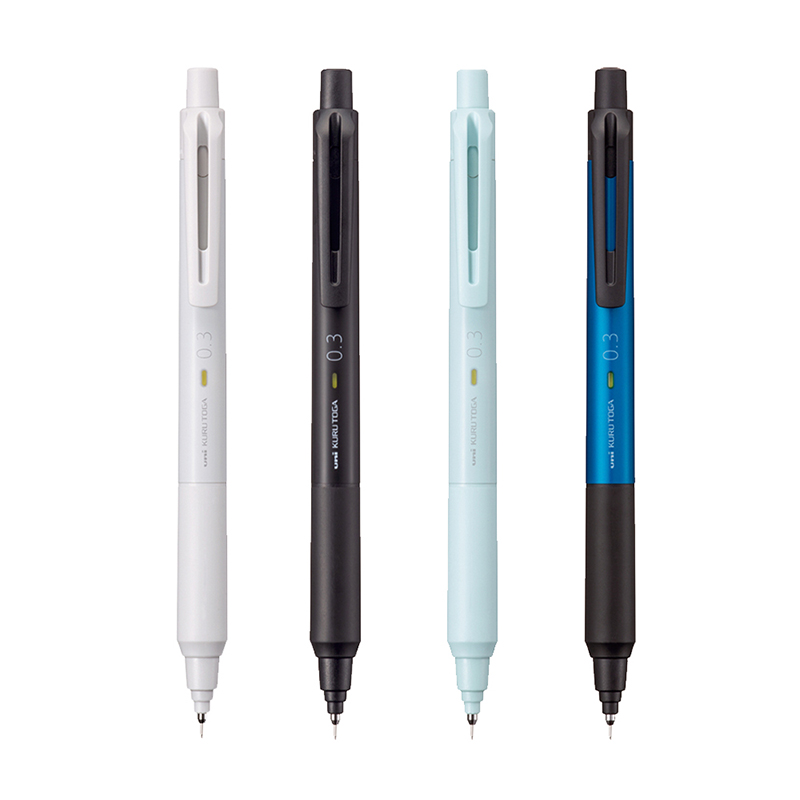文具大赏uni三菱黑科技铅芯自转自动铅笔M3/5-KS升级版KURU TOGA不易断芯0.3mm0.5mm学生书写刷题自动铅笔