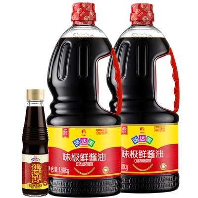味达美味极鲜酱油1.88KG*2瓶