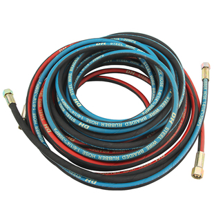 高压钢丝氧气管氧气乙炔双色管割刀丙烷气管工业用气割管软管6mm