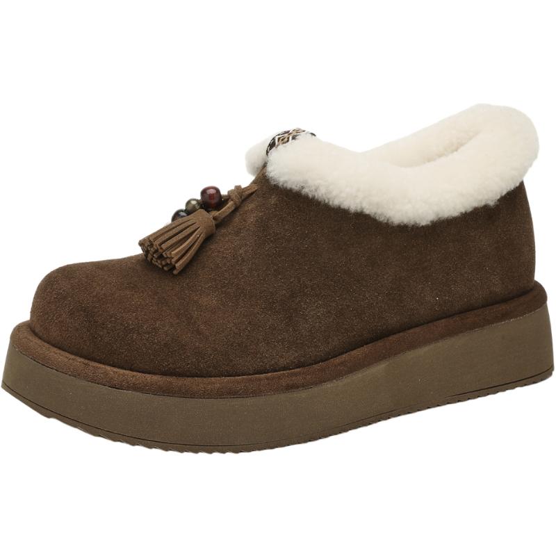 星期六勃肯鞋女2025冬季新款女鞋女款冬鞋加绒加厚保暖雪地鞋棉鞋