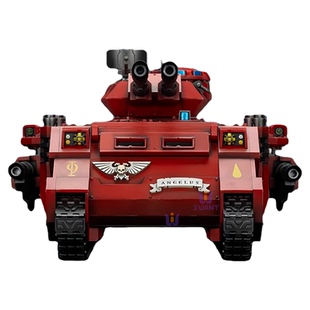 JOYTOY暗源战锤40K 圣血天使歼灭者型猎食者坦克1:18可动载具手办