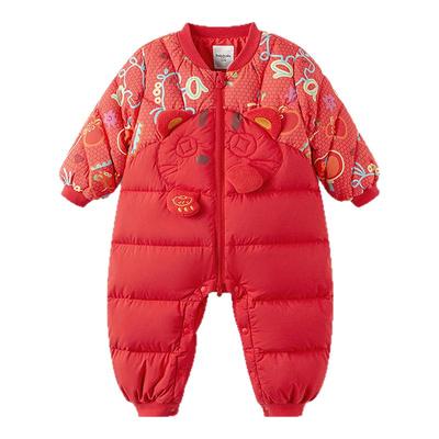 巴拉巴拉童装儿童羽绒连体衣年服