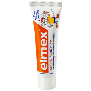 艾美适elmex0-6-12岁奥拉氟婴幼儿儿童牙膏含氟乳牙换牙期防蛀牙