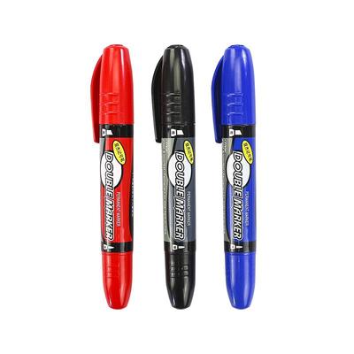 晨光双杰记号笔双头防水不掉色