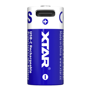 XTAR 16340锂电池大容量USB充电电池激光灯瞄准镜夜视仪3.6V电池