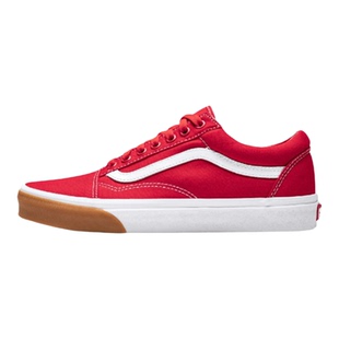 Vans/万斯 Old Skool Gum Bumper新款红白棕休闲板鞋VN0A38G1UK1