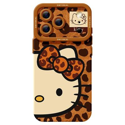 适用苹果17手机壳女款iphone16pro保护套13mini全包14防摔11/12/xs软外壳7plus硅胶8高级15好看se豹纹KT猫max