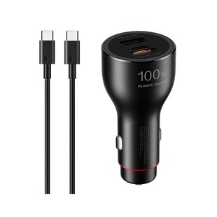 华为原装100W车载充电器超级快充mate8070Pura80手机平板通用车充