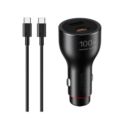 华为原装100W车载快充充电器