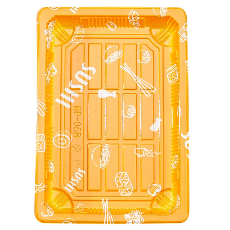 日式寿司盒长方形塑料包装盒摆摊