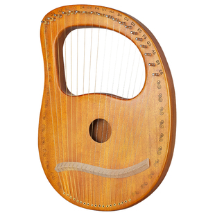 小竖琴19弦便携式莱雅琴男女初学者16弦小众乐器21弦里拉琴lyre