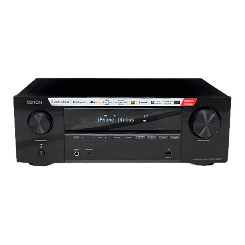 Denon/天龙 AVR-X580BT 1800H 功放机5.2声道家庭影院8k蓝牙杜比