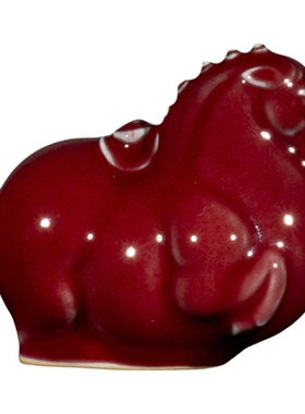 钧宜堂唐马陶瓷摆件乔迁新居礼品