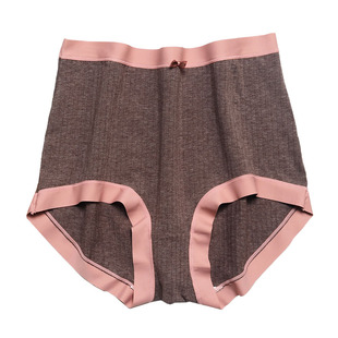 【清仓】大码纯棉内裤 螺纹棉高腰三角裤头高弹不勒大腿胖mm200斤