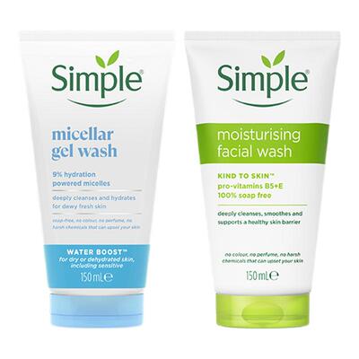 SIMPLE补水保湿洗面奶组合