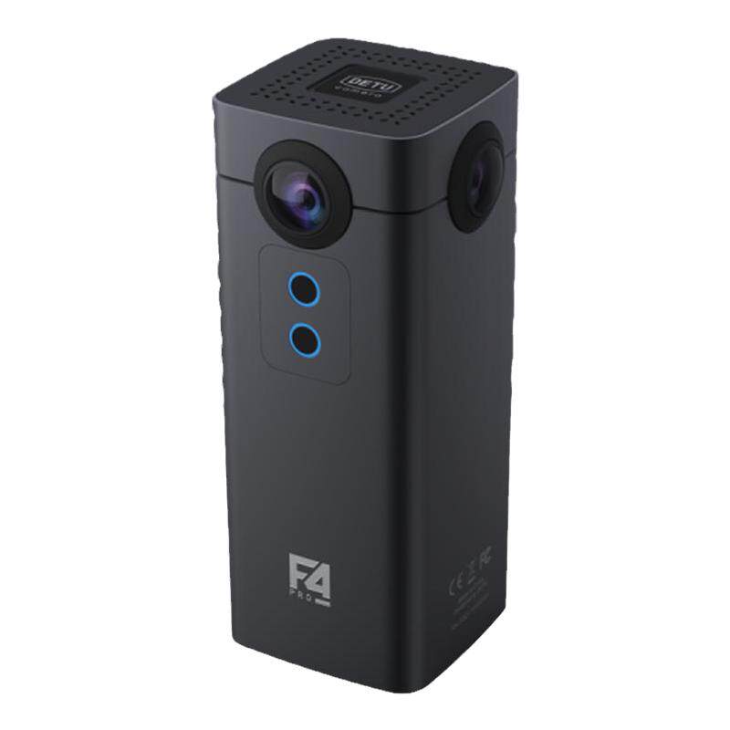 得图F4Pro3四目专业级全景相机直播摄像头全景漫游神器智能5G网络全景监控元宇宙24小时实时视频全景直播设备