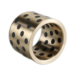 石墨铜套耐磨黄铜铜衬套法兰翻遍含油无油衬套自润滑轴承加工定制