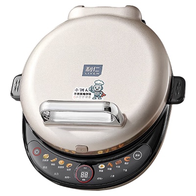 利仁电饼铛家用双面加热不锈钢