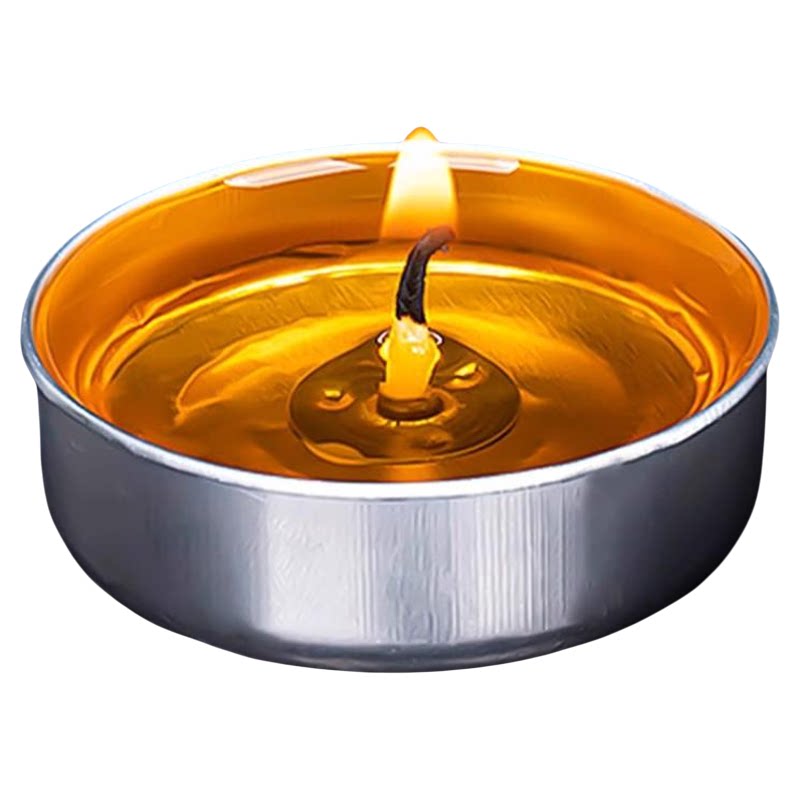 酥油灯100粒4小时家用无烟供佛灯酥油蜡烛佛堂长明灯苏油灯佛供灯