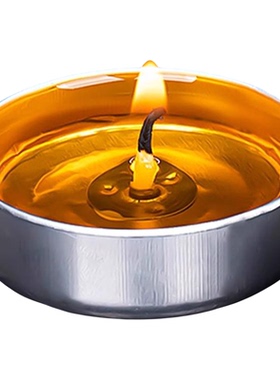 酥油灯100粒4小时家用无烟供佛灯酥油蜡烛佛堂长明灯苏油灯佛供灯